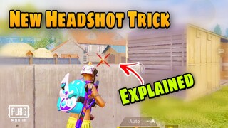 New!! Simple Way To Headshot Explained | PUBG MOBILE (Tips & Tricks) | BGMI