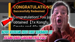 BURUAN..!! KODE REDEEM FREE FIRE TERBARU 27 AGUSTUS 2021 HARI INI RESMI DARI GARENA FREE FIRE !!!