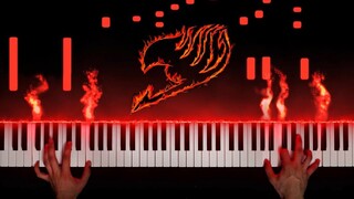 [Special effect piano] Super burning battle song! Fairy Tail Theme Song "Fairy Tail Main Theme" - PianoDeuss