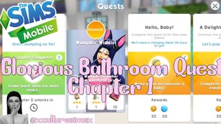 The Sims Mobile - Wumples Wishlist Glorious Bathroom Quest Steps ( Chapter 1 ) | XCultureSimsX