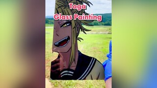 Himiko Toga! DenimYourWay katespadenyonthemove fypシ anime bnha mha toga otaku art glasspainting