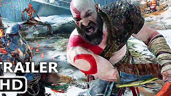 GOD OF WAR 4 Official E3 Trailer (2017) Kratos เกมเพลย์ HD
