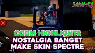 NOSTALGIA MAIN CODM LAGI APALAGI MAKE SKIN SPECTRE YANG INI - CALL OF DUTY MOBILE