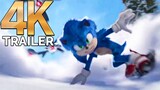 SONIC THE HEDGEHOG 2 Trailer TV Spot 3 "Sonic Snowboarding" (4K ULTRA HD) 2022