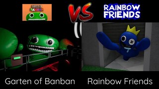 Garten of Banban Ending vs Rainbow Friends Ending