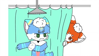 Furry Little Theater: How do boys take a shower together?