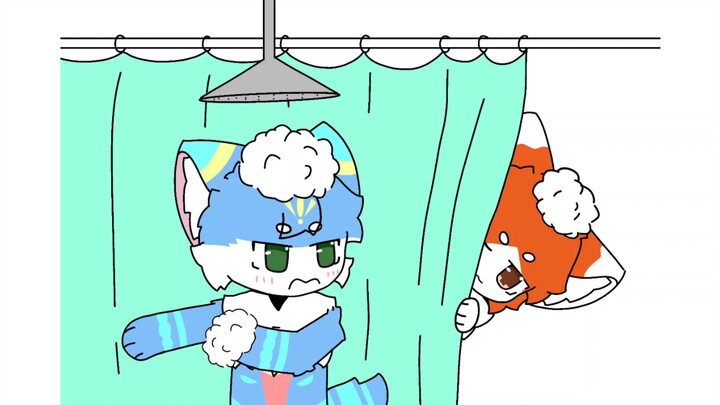 Furry Little Theater: How do boys take a shower together?