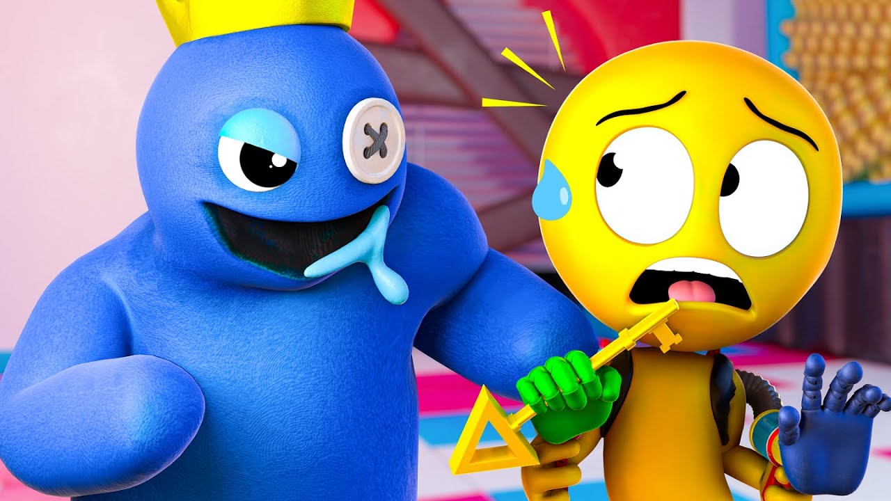 Pink & Yellow Are So Sad With Blue - Rainbow Friends Animation   By Hornstromp series