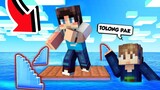 DUO KOCAK TERDAMPAR DI RAFT KECIL DI LAUT MINECRAFT!!!