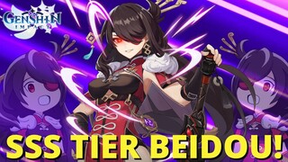 THE MOST OVERLOOKED CHARACTER IN THE GAME?! FULL COUNTER SSS TIER BEIDOU!! (Genshin Impact)