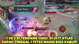 FANNY 1 VS 5 DARAH TINGGAL 1 TETES MASIH BISA KABUR !! XBORG NYA AUTO NANGIS KWKW!!