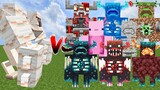 MUTANT IRON GOLEM vs ALL WARDENS | Minecraft Mob Battle