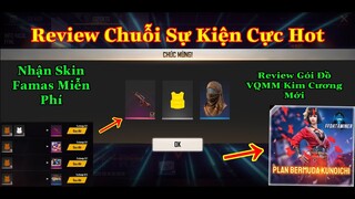 [Garena Free Fire]/Rò Rỉ Gói Đồ VQMM Kim Cương Mới,Review Sự Kiện Tặng Súng Miễn Phí Server Indo