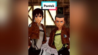 Balas  Sasha & Connie Pantek animasiaot AttackOnTitan fyp viral trending animasi animation