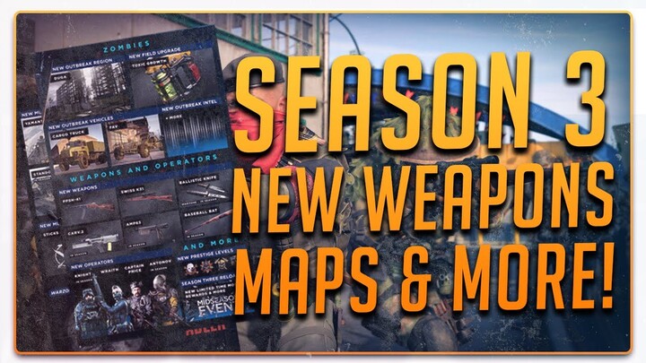 COD Warzone & Cold War Season 3 Update - New Weapons, Maps, Operators, Update Size & Install Times!