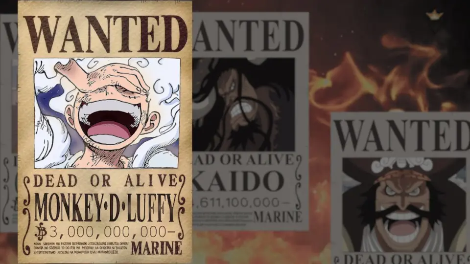 Wanted Bounty Of The Members Of Four Emperor Luffy S And The Most Dangerous Characters In One Piece Bilibili