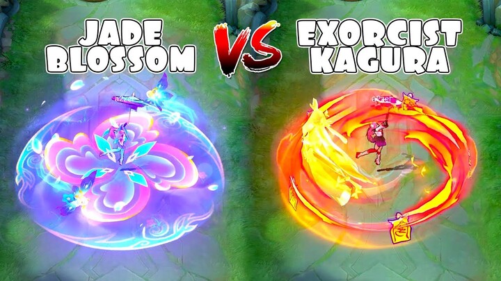 Kagura Jade Blossom VS Exorcist Skin Comparison