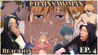 WOW I Loved This Episode! | 3 Squeezes 🤭 | Chainsaw Man Episode 4 Reaction | Lalafluffbunny