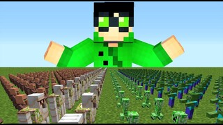 Đội quân Villager Tí hon trong Minecraft