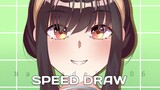 Speed Draw Yor Forger from Spy x Family (Ibis Paint Indonesia)