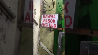 Bawal ipasok ang ulo😅😊😋