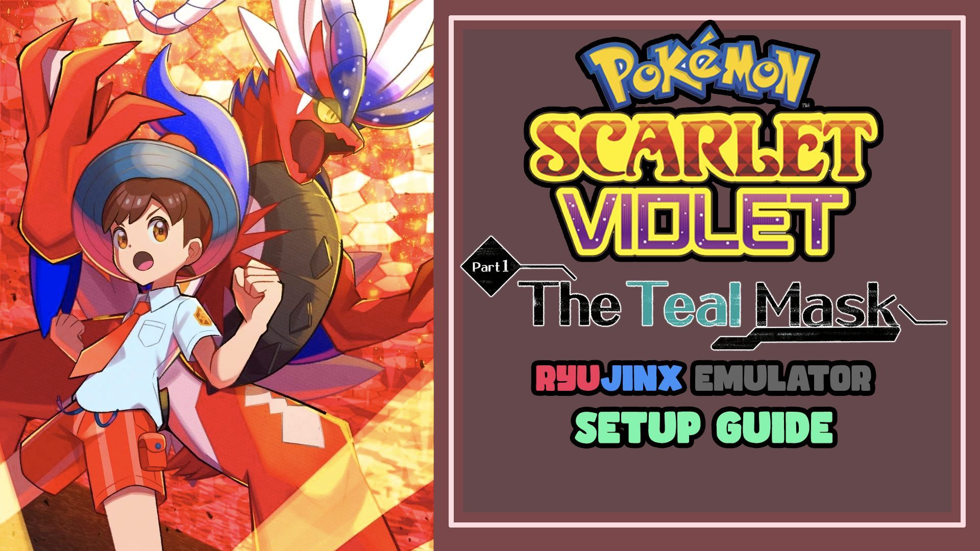 How to Download Yuzu Emulator for Pokémon Scarlet The Teal Mask DLC on PC  (XCI) - BiliBili