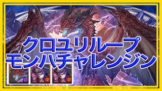 【パズドラ】モンハンチャレダンをムフェトジーヴァで挑戦【クロユリループ】