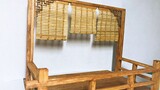 DIY | Making A Miniature Balcony With Bamboo Curtain Splint 