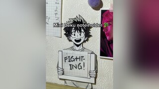 Bữa làm bảng ghi chú bakugo rùi h đến em bé deku ha 🥺 mha deku midoriya bhna DIY tutorials