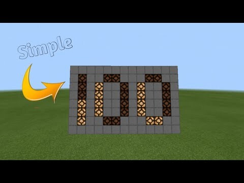 How to make a 100 pace light in minecraft