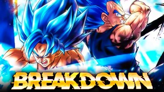 (Dragon Ball Legends) BREAKING DOWN LF SSJB GOKU & VEGETA & BROLY! THE MOST COMPLICATED UNIT EVER!