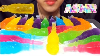 กิน นํ้าโค้กนํ้าผลไม้หลากสีสัน หวาน อร่อย เสียงกัดดังเป๊าะ!!!ASMR MukBang Eating juice#ARTASMR