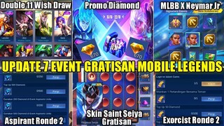 UPDATE BOCORAN 7 EVENT GRATISAN MOBILE LEGENDS OKTOBER - NOVEMBER!! ASPIRANT & EXORCIST RONDE 2