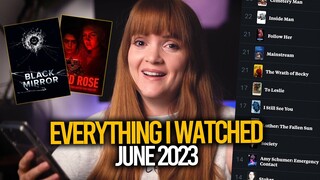 Monthly Wrap Up Movies & TV Recommendations June 2023 | Spookyastronauts