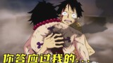 Luffy: Didn’t we agree? You promised me, how come...