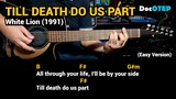 Till Death Do Us Part - White Lion (Easy Guitar Chords Tutorial with Lyrics)