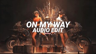 on my way - alan walker, sabrina carpenter & farruko [edit audio]