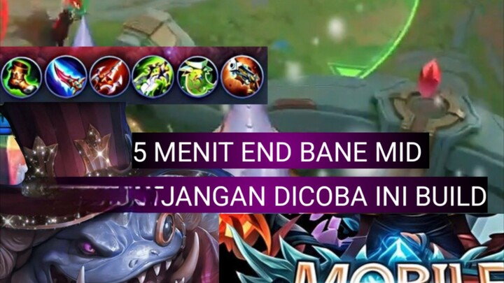 parah sih kalo para penjoka nyobain bane mid build gini🤨🤨