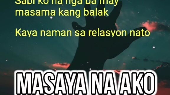 masaya na ako LYRICS