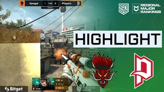 [HIGHLIGHTS] PLAYERS VS SANGAL | GROUP STAGE | PGL MAJOR ANTWERP 2022 EUROPE RMR B