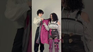 Cosplay with my Mother #cosplay #honkai #kafka #honkaistarrail #anime