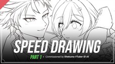 【Speed Drawing】Commissioned By Shekuma #2 - Part 1