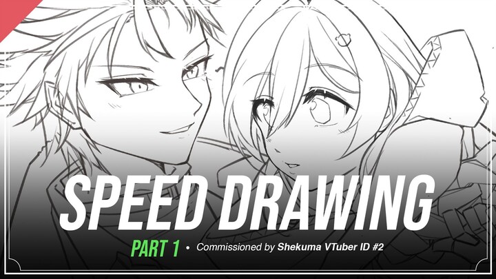 【Speed Drawing】Commissioned By Shekuma #2 - Part 1