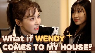 What If RED VELVET WENDY Comes to My House?🥰 | Let's Eat Dinner Together