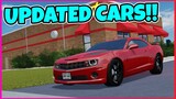 UPDATED CARS FROM RECENT UPDATE!! || Greenville ROBLOX