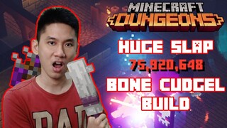 Huge Slap 76 Million Damage Bone Cudgel Build - Minecraft Dungeons