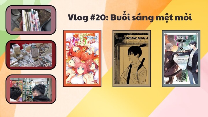 Vlog #20: Buổi sáng mệt mỏi với lịch phát hành của Kim Đồng và Trẻ + hội sách Thái Hà!!!