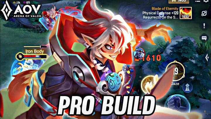 WUKONG GAMEPLAY | PRO BUILD - ARENA OF VALOR