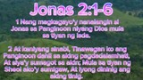 Bible verses tagalog version po aklat ng Jonas 2:1-6