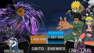 OBITO UCHIHA VS ALL ENEMIES FACED OVER THE YEARS - AnimeArena